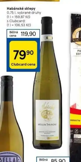 Tesco Habánské sklepy nabídka