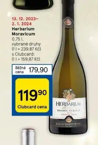 Tesco Herbarium moravicum nabídka