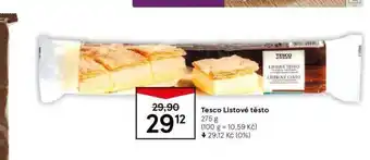 Tesco Tesco listové těsto nabídka
