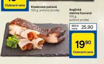 Tesco Anglická slanina lisovaná nabídka