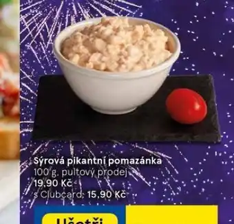 Tesco Sýrová pikantní pomazánka nabídka