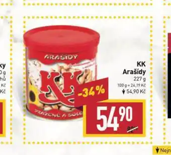 Billa Kk arašídy nabídka