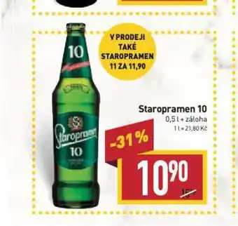 Billa Pivo staropramen 10 nabídka