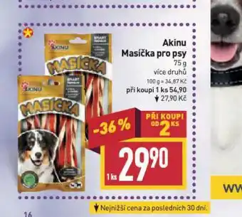 Billa Akinu masíčka pro psy nabídka
