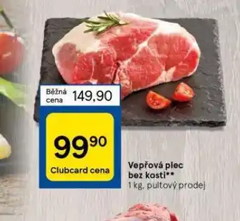 Tesco Vepřová plec bez kosti nabídka