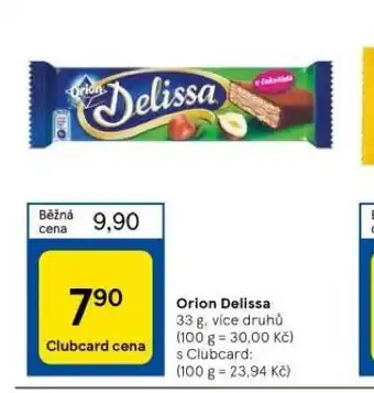Tesco Orion delissa nabídka