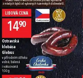Globus Ostravská klobása nabídka