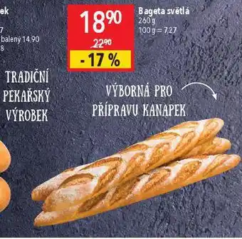 Globus Bageta světlá nabídka