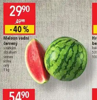 Globus Meloun vodní nabídka