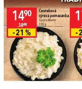 Globus Česneková sýrová pomazánka nabídka