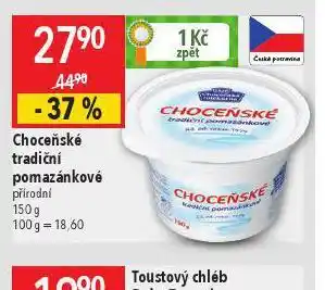 Globus Choceňské tradiční pomazánkové nabídka
