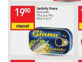 Giana sardinky