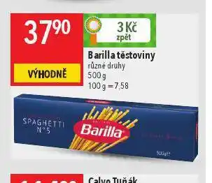 Globus Barilla těstoviny nabídka
