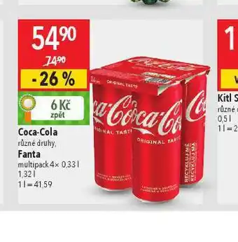 Globus Coca-cola nabídka