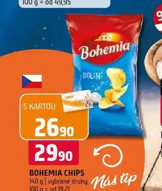 Terno Bohemia chips nabídka