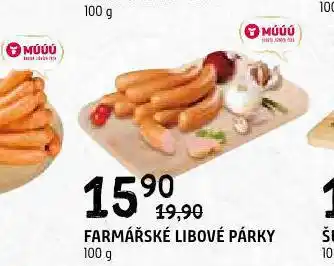 Terno Farmářské libové párky nabídka