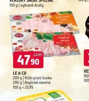Terno Anglická slanina nabídka