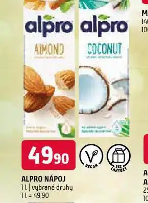 Terno Alpro nápoj nabídka