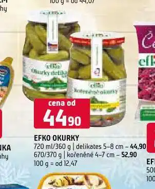 Terno Efko okurky nabídka