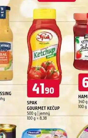 Terno Spak gourmet kečup nabídka
