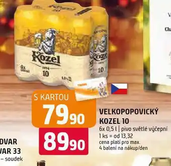 Terno Pivo velkopopovický kozel nabídka