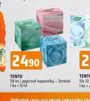 Terno Tento toaletní papír nabídka