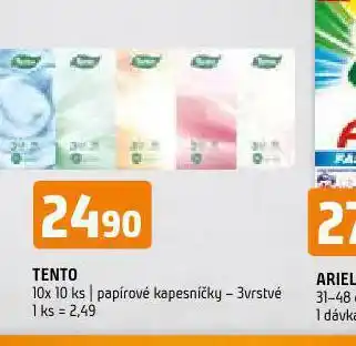 Terno Tento papírové kapesníky nabídka