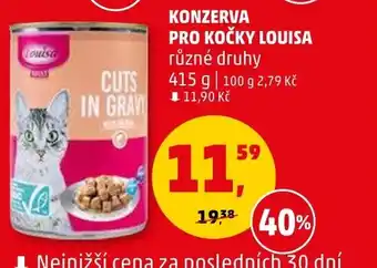 Penny Market KONZERVA PRO KOČKY LOUISA nabídka