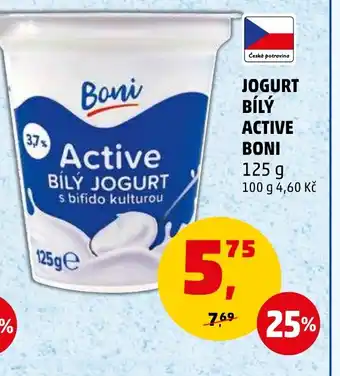 Penny Market JOGURT BÍLÝ ACTIVE BONI nabídka