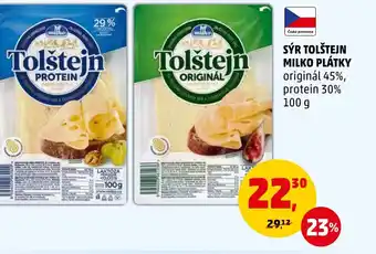 Penny Market SÝR TOLŠTEJN MILKO PLÁTKY nabídka