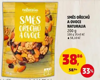 Penny Market SMĚS OŘECHŮ A OVOCE NATURALIA nabídka