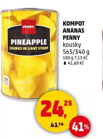 Penny Market KOMPOT ANANAS PENNY nabídka
