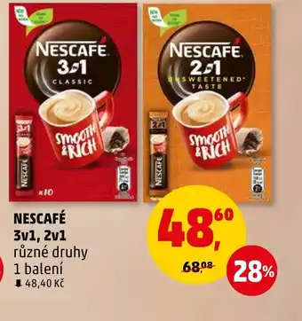 Penny Market NESCAFÉ 3v1, 2v1 nabídka