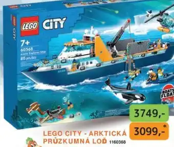 Dráčik LEGO CITY - ARKTICKÁ PRŮZKUMNÁ LOĎ nabídka