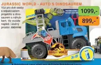 Dráčik JURASSIC WORLD - AUTO S DINOSAUREM nabídka