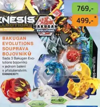 Dráčik BAKUGAN EVOLUTIONS SOUPRAVA BOJOVNÍKŮ nabídka