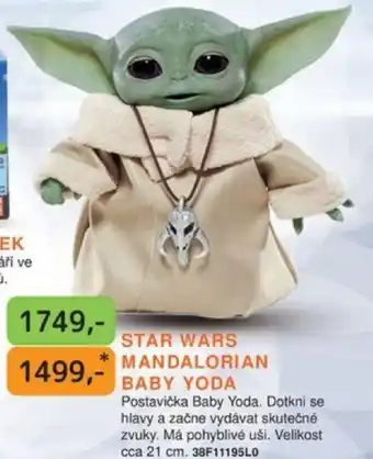 Dráčik STAR WARS MANDALORIAN BABY YODA nabídka