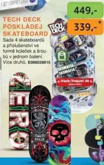 Dráčik TECH DECK POSKLÁDEJ SKATEBOARD nabídka
