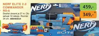 Dráčik NERF ELITE 2.0 COMMANDER RD-6 nabídka