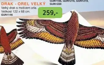 Dráčik DRAK - OREL VELKÝ nabídka