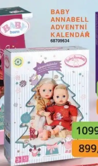 Dráčik BABY ANNABELL ADVENTNÍ KALENDÁŘ nabídka
