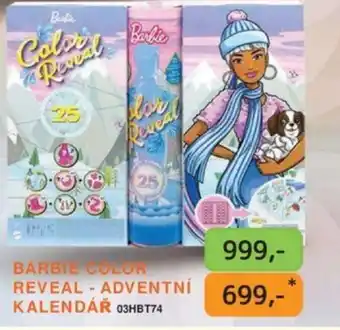 Dráčik BARBIE COLOR REVEAL - ADVENTNÍ KALENDÁŘ nabídka