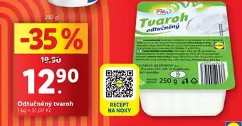 Lidl Odtučněný tvaroh nabídka