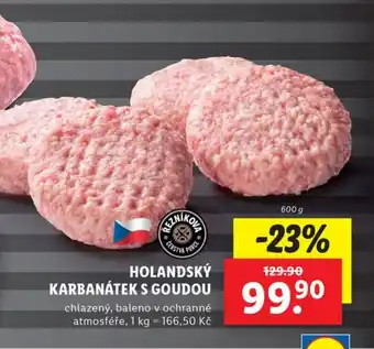 Lidl HOLANDSKÝ KARBANÁTEK S GOUDOU nabídka