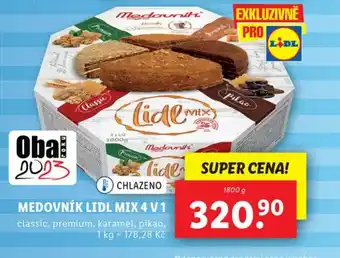 Lidl MEDOVNÍK LIDL MIX 4 V 1 nabídka