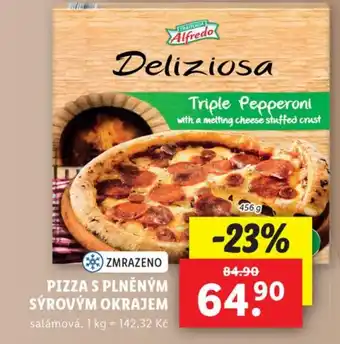 Lidl PIZZA S PLNĚNÝM SÝROVÝM OKRAJEM nabídka