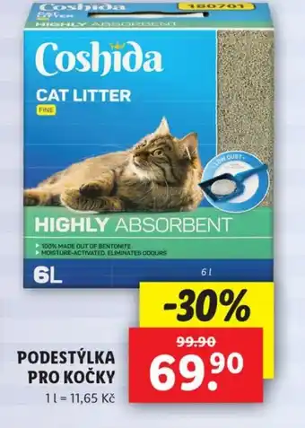 Lidl PODESTÝLKA PRO KOČKY nabídka
