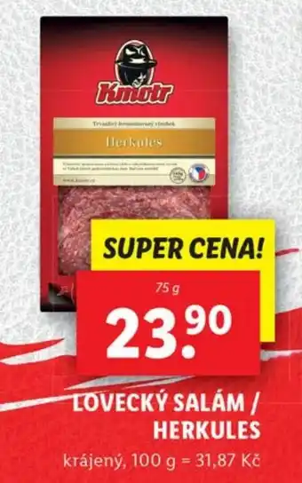 Lidl LOVECKÝ SALÁM / HERKULES nabídka