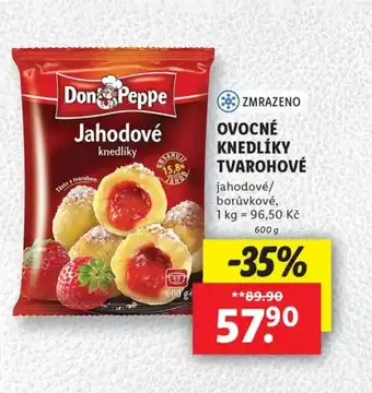 Lidl OVOCNÉ KNEDLÍKY TVAROHOVÉ nabídka