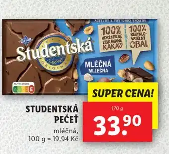 Lidl STUDENTSKÁ PEČET nabídka